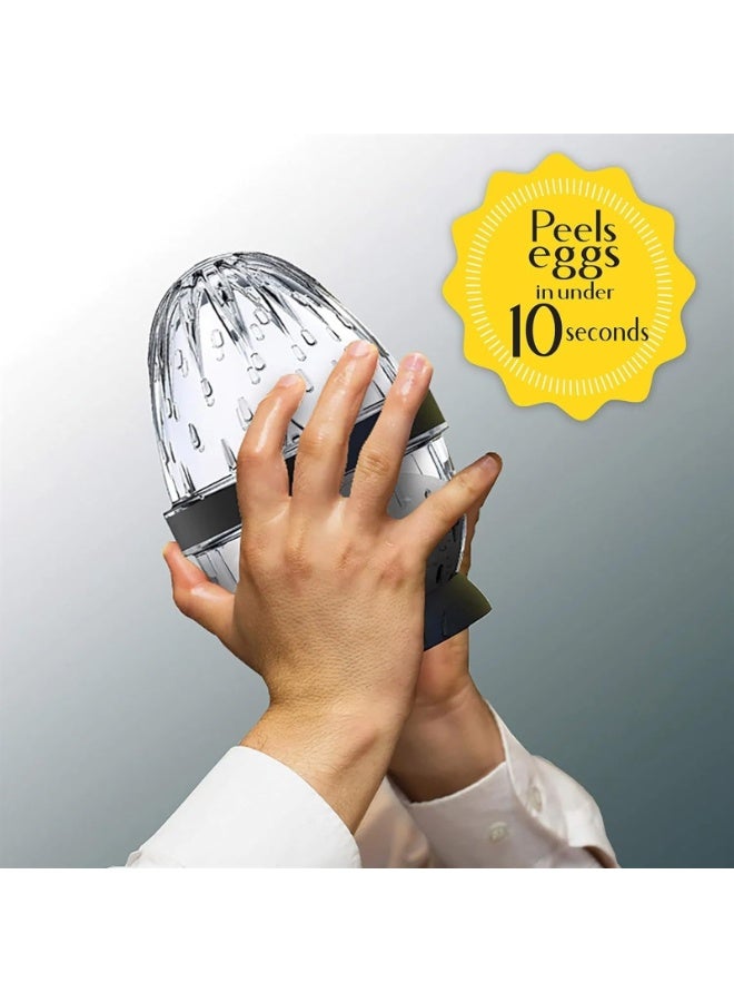 Hard Boiled Egg Peeler, 5 Egg Capacity – Handheld Specialty Kitchen Tool Peels Egg Shells in Seconds - Image 3
