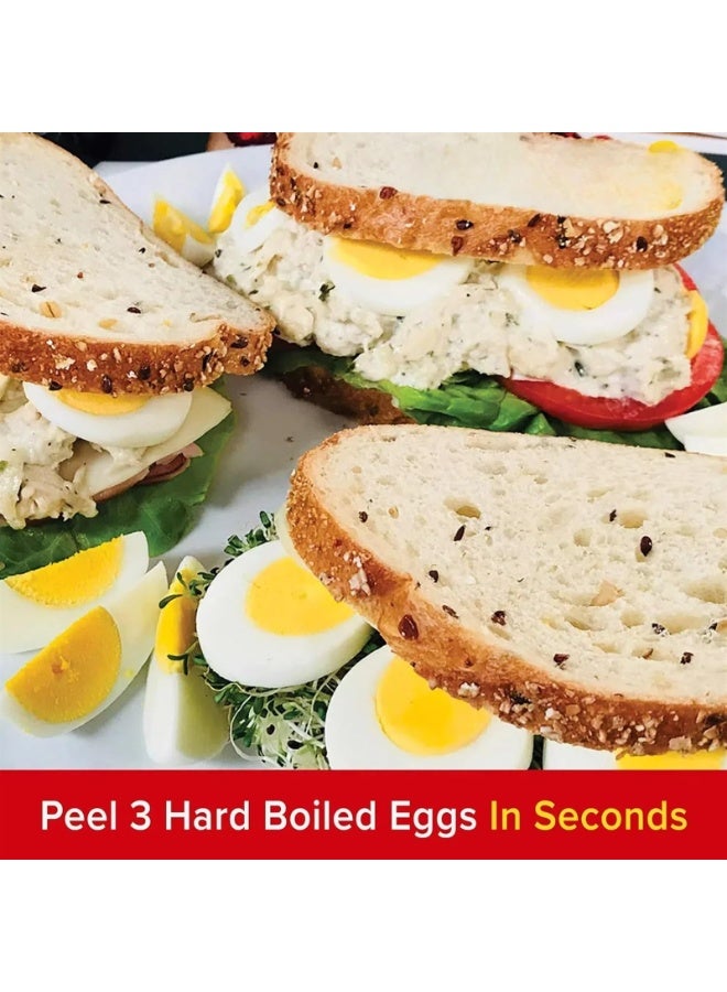 Hard Boiled Egg Peeler, 5 Egg Capacity – Handheld Specialty Kitchen Tool Peels Egg Shells in Seconds - Image 5