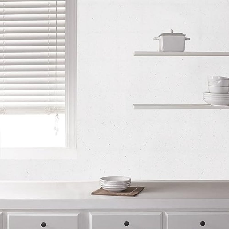 Shiny White paper 40x305cm Peel and Stick paper, Self-Adhesive and Removable Vinyl paper Waterproof for Cabinets Countertops Covering - Image 4
