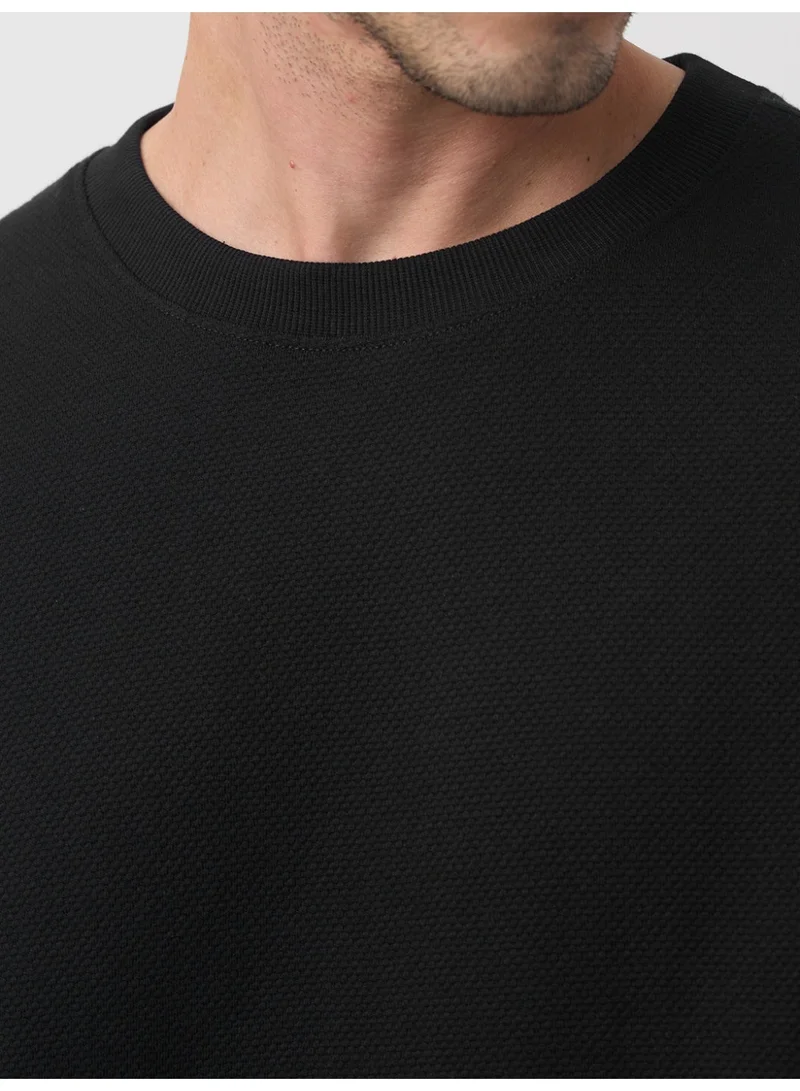 The Souled Store  Oversized T-Shirt: Blackout for Men | Best Price UAE