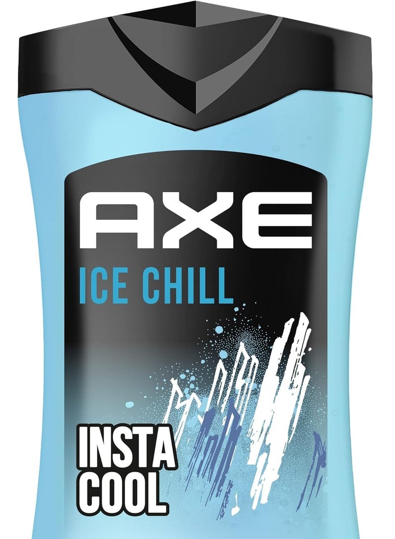 AXE BRAND Axe Ice Chill 3-in-1 Shower Gel & Shampoo for Long-Lasting Freshness and Fragrance After Shower Dermatologically Tested 250 ml - Image 2