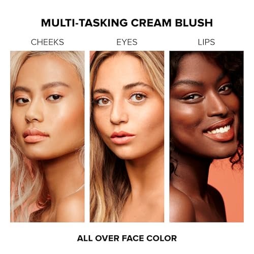 NUDESTIX نودستكس نوديز بلش ستيك – بلش كريمي 3 في 1 للخدود، العيون والشفتين مع فرشاة مدمجة | لمسة نهائية ناعمة غير لامعة لمظهر طبيعي | مكياج نظيف، نباتي وصديق للسفر (شروق الشمس) - Image 4