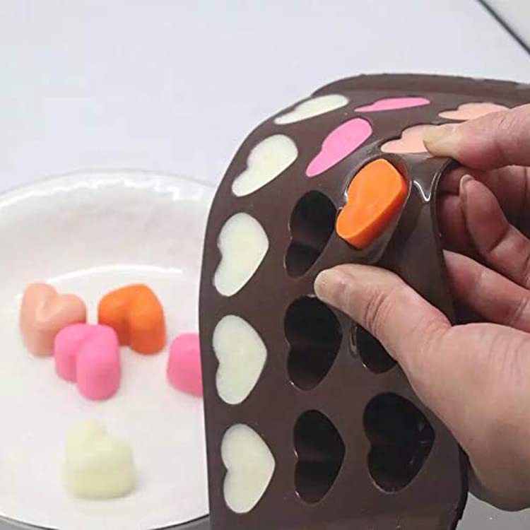 Jades Heart Chocolate Silicone Mould 15 Cavity - Image 4