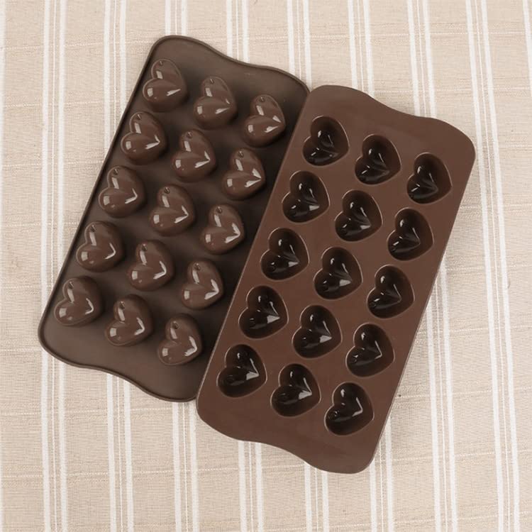 Jades Heart Chocolate Silicone Mould 15 Cavity - Image 3