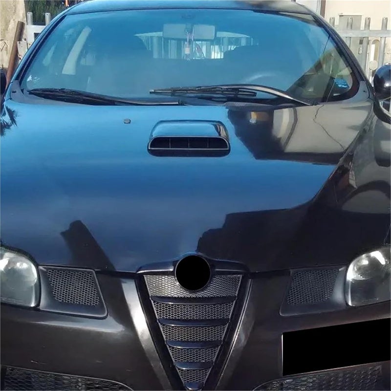 Car Hood Scoop Air Intake Decorative Cover Compatible with Niva Lada 4x4 Tuning Land Rover Defender Mustang Focus Mk2 Ranger BMW G30 F30(Carbon) - Image 3