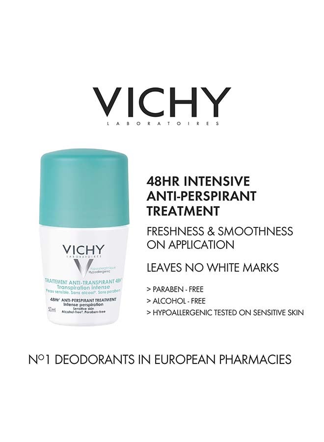 VICHY Buy 1 Anti-Prespirant Intensive Deodorant And Get 50% Off On The Second One Limited Time Offer 100ml - Image 2