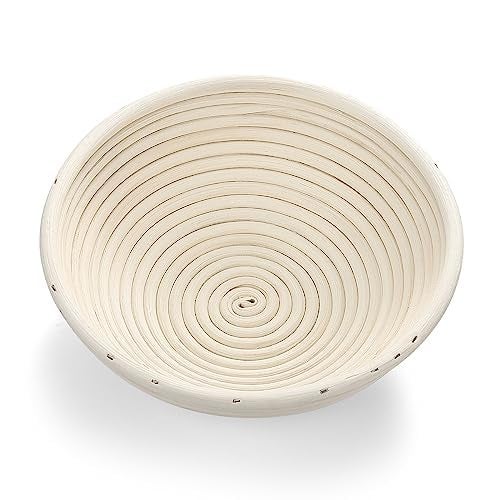 Saint Germain Bakery Premium Round Bread Banneton Basket with Liner - Perfect Brotform Proofing Basket for Making Beautiful Bread (9 inch) - Image 3