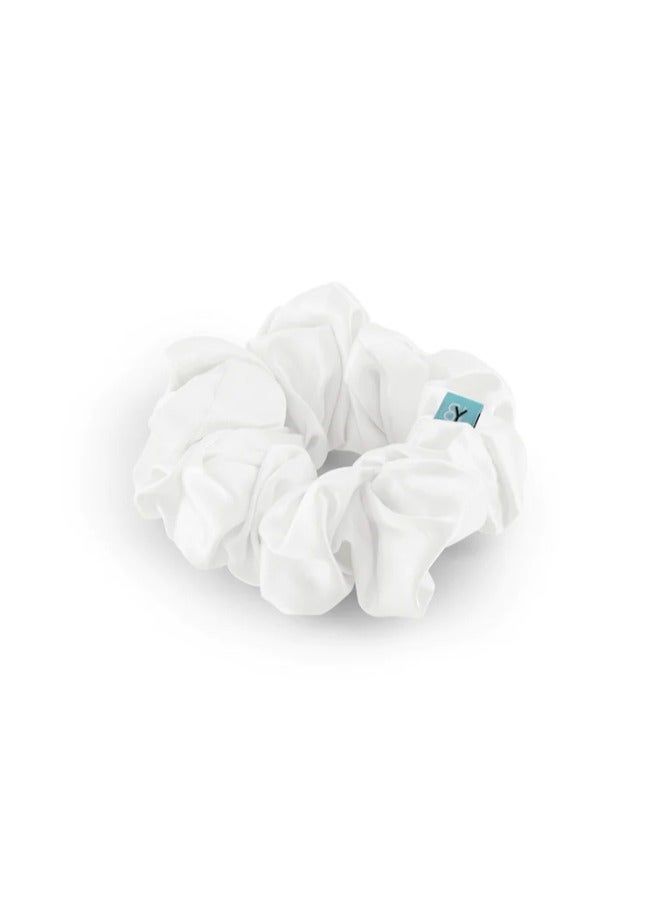 BRIGHTLY LABS Black Elastic Hair Bands for Women and Girls - Silk Scrunchies Made from 100% Pure Mulberry Silk, 22 Momme. Anti-Hair Loss, No Breakage, Anti-Crease, Anti-Frizz Hair Accessories. - Image 2