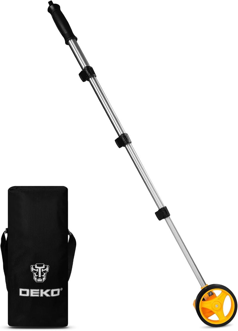 DEKOPRO Measuring Wheel, Measures Up To 99,999 Ft Compact Wheel With Carrying Bag,4-Inch - Image 1