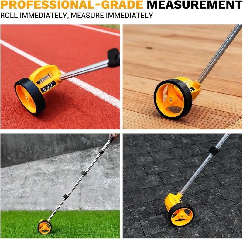 DEKOPRO Measuring Wheel, Measures Up To 99,999 Ft Compact Wheel With Carrying Bag,4-Inch - Image 4