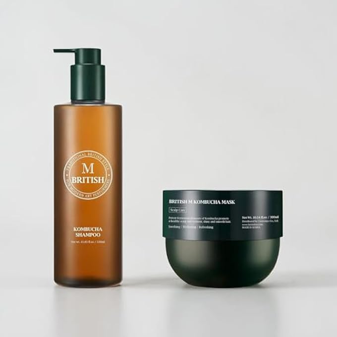 Scalp Detox & Repair Hair Care Set â€“ Kombucha Shampoo + Hair Mask for Oily & Damaged Hair