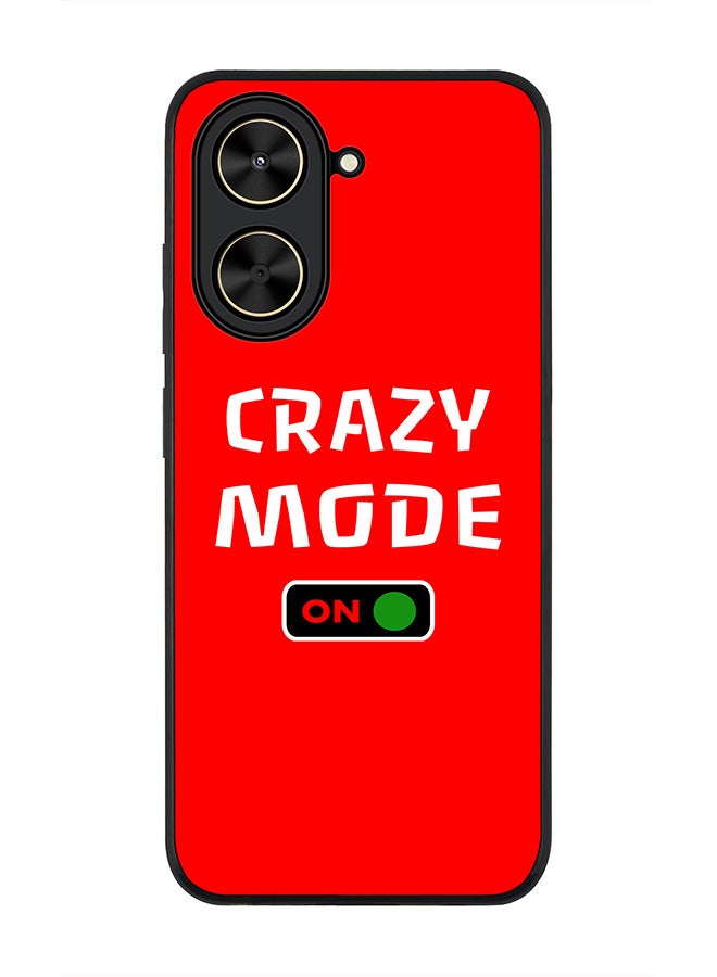 Stylizedd For Xiaomi Poco C71 / Redmi A5 4G Case,Slim fit Camera Protection, Shockproof Thin Phone cover  - Crazy Mode On