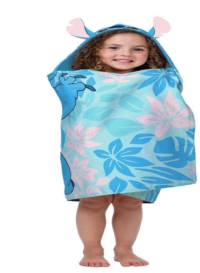 Jay Franco Disney Lilo & Stitch Hooded Bath Towel - Measures 22 x 51 Inches - Soft & Cozy Kids Cotton Pool/Beach Towel - Image 2