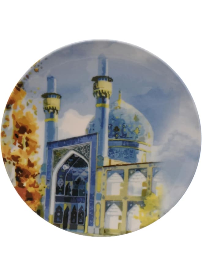 Zinnia Rosa By Zinnia  Islamic 3 Coup Dessert Plate 21Cm - Image 1