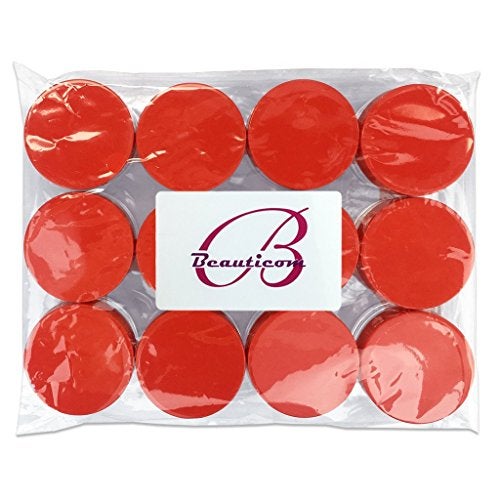 Pana Beauticom 20 gram/20ml Empty Clear Small Round Travel Container Jar Pots with Lids for Make Up Powder, Eyeshadow Pigments, Lotion, Creams, Lip Balm, Lip Gloss, Samples (12 Pieces, Red) - Image 5