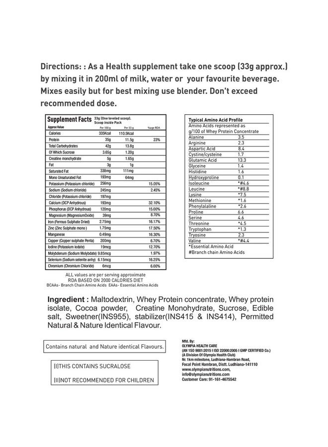 Olympia Whey Matrix 2Kg Mango - Image 4