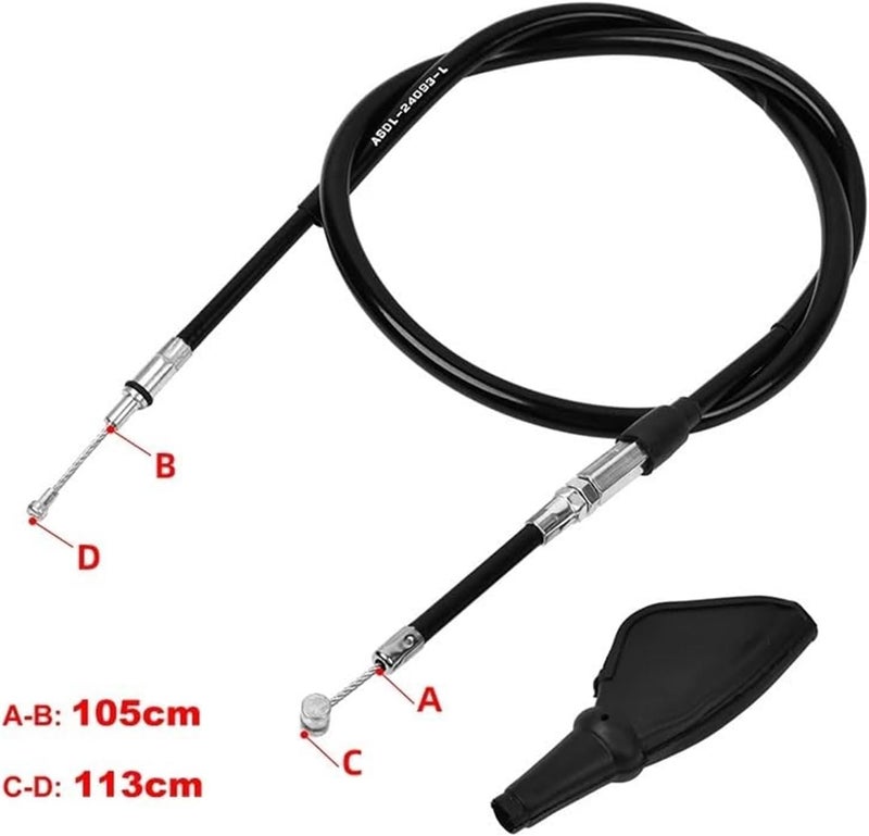 QASULER Adjustable Clutch Control Cable for Motorcycles - Image 4