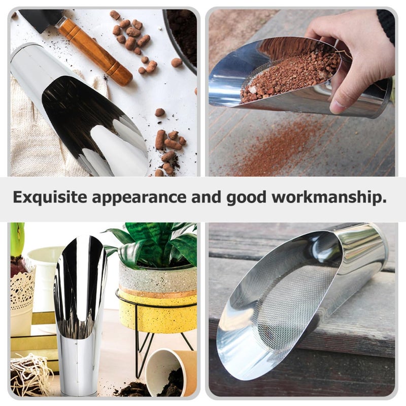 Large Gardening Hand Tools Set Stainless Steel Soil Shovel Bucket Sifter Scoop for Planting Transplanting - Image 5
