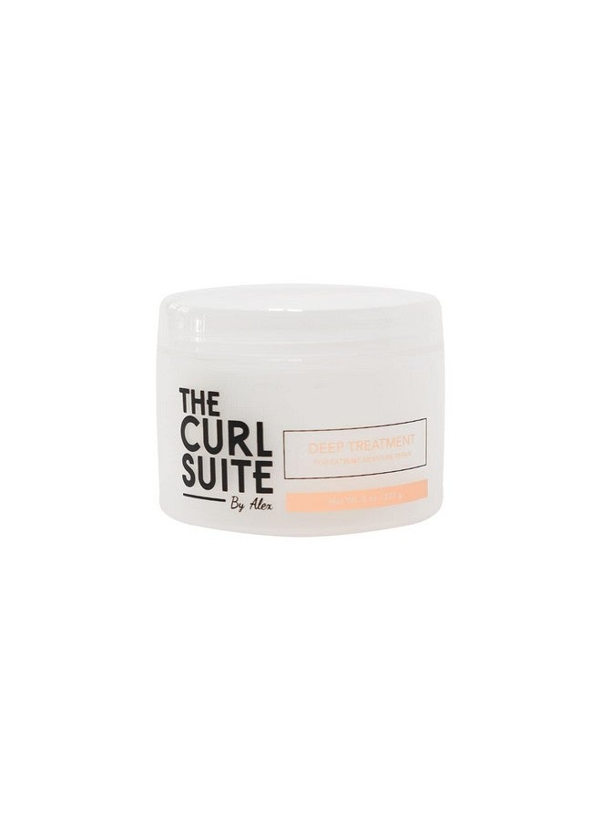 The Curl Suite Restoring Deep Treatment hair masque for Dry Damaged Hair- Conditioning & Repair Treatment for distressed curls, color treated or bleached hair -Improves Softness & Adds Shine (8 Oz.) - Image 1
