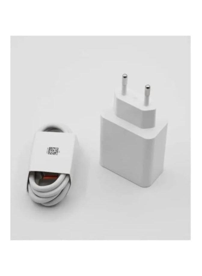 MUNTAQI محول شحن سريع 33 واط مع كابل Type-C – محول طاقة للشحن السريع لهواتف Xiaomi Redmi Note 9، Note 10، Note 9 Pro، Note 8، Note 7، Poco M2 Pro، Mi A1 A2 A3 – شاحن حائط عالي السرعة لأجهزة USB-C، تصميم مدمج وآمن - Image 2