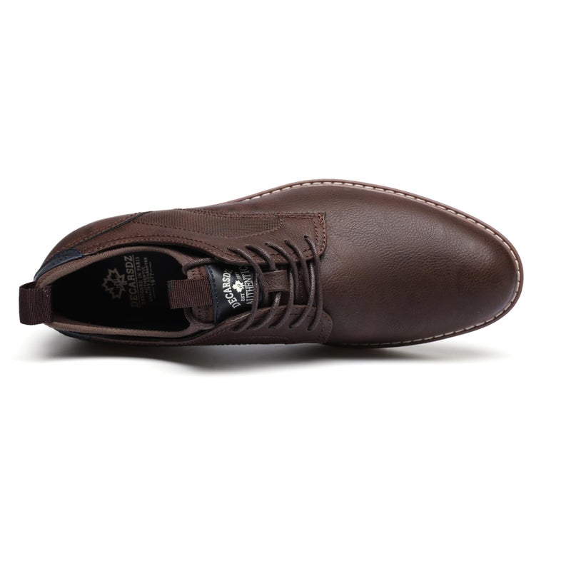 DECARSDZ Mens Dress Shoes Casual Oxford Shoes Business Formal Shoes Use for Business Social Gatherings Wedding Travel Brown - Image 4