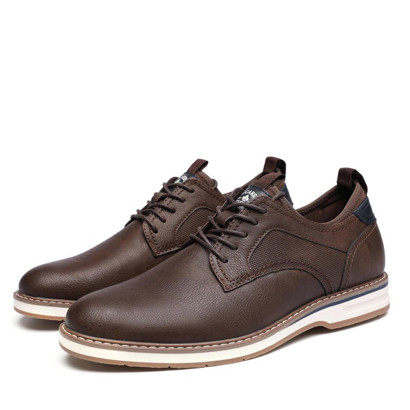 DECARSDZ Mens Dress Shoes Casual Oxford Shoes Business Formal Shoes Use for Business Social Gatherings Wedding Travel Brown - Image 5