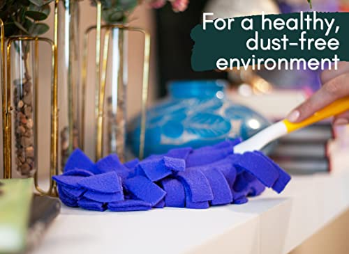 Xanitize Fleece Refills for Swiffer Hand Duster - Reusable, Dry Duster - 5-Pack Rainbow (Jewel) - Image 4