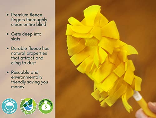 Xanitize Fleece Refills for Swiffer Hand Duster - Reusable, Dry Duster - 5-Pack Rainbow (Jewel) - Image 2