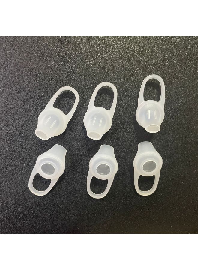 Low-cost Batch Processing, Pointed Mouth Wireless Bluetooth Headset Ear Support Ear Cap, Suitable For Unilateral Bluetooth Headset-Color:Translucent-Model:010 - Image 1