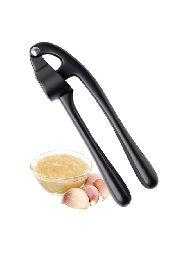 "Easy to use garlic press - eliminates the need for peeling, great kitchen tool for crushing garlic cloves. " - Image 1