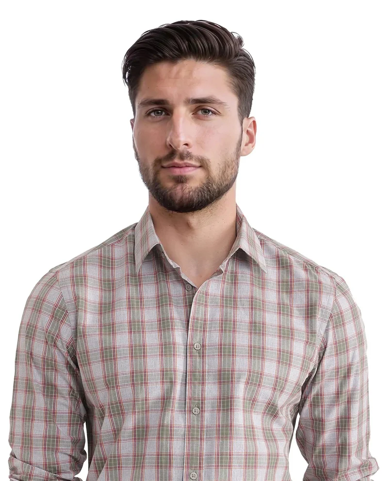 Rare Rabbit Men's Yard Check Cotton Shirt