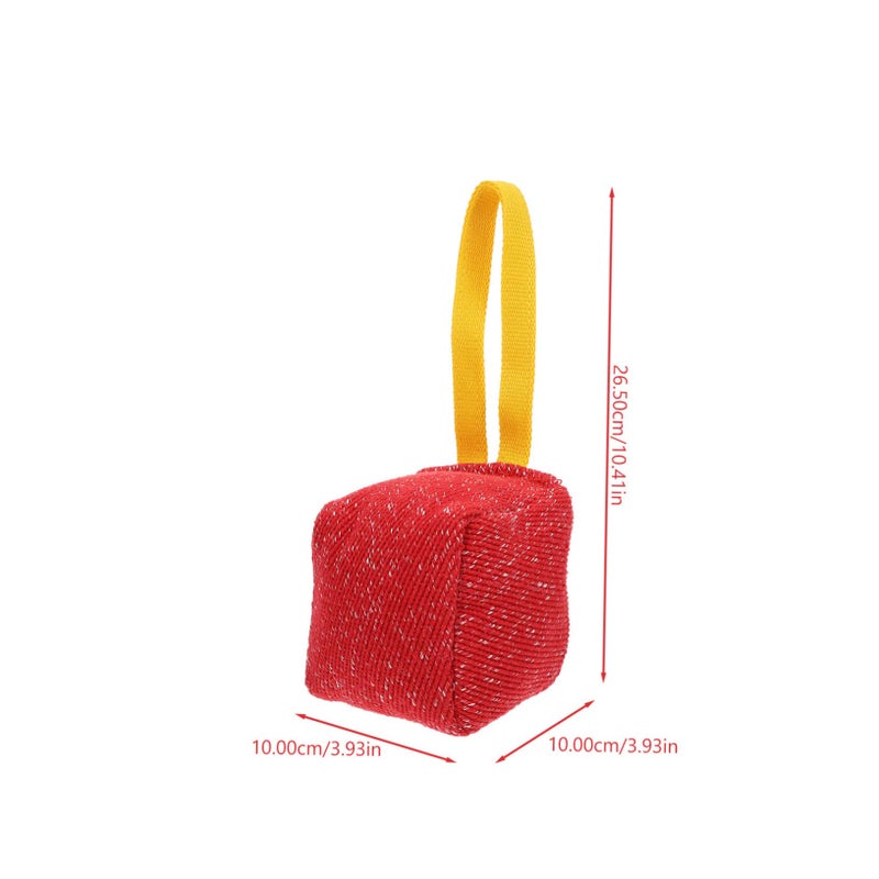 Red Dog Chewing Toy Interactive Training Pillow Prevents Boredom and Furniture Damage - Image 3