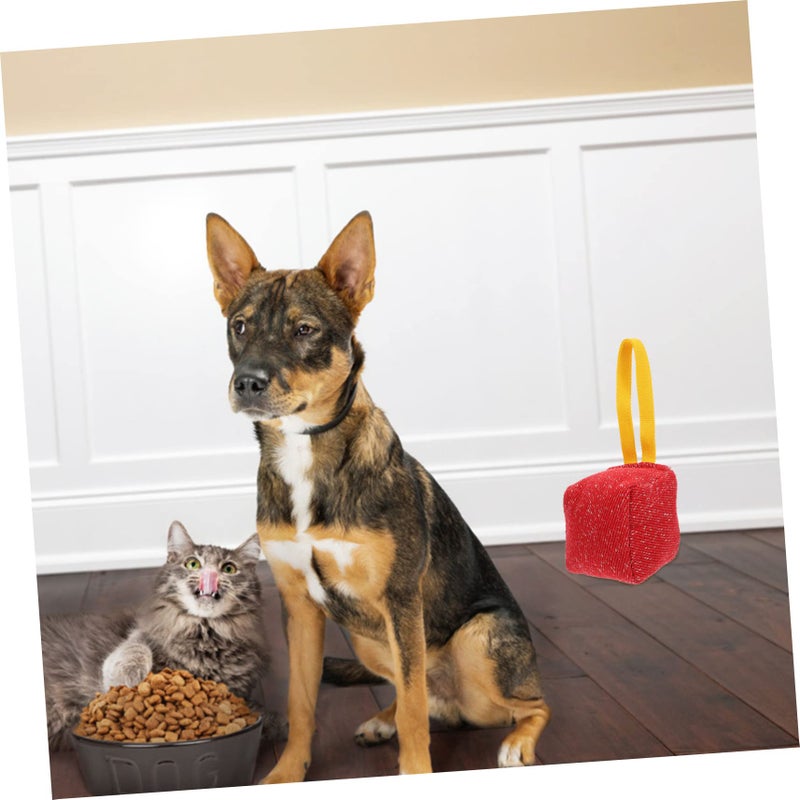 Red Dog Chewing Toy Interactive Training Pillow Prevents Boredom and Furniture Damage - Image 5