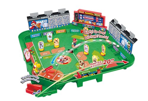 EPOCH Games Super Mario Stadium Baseball Game Tabletop Skill and Action Game Ages 5 - Image 1