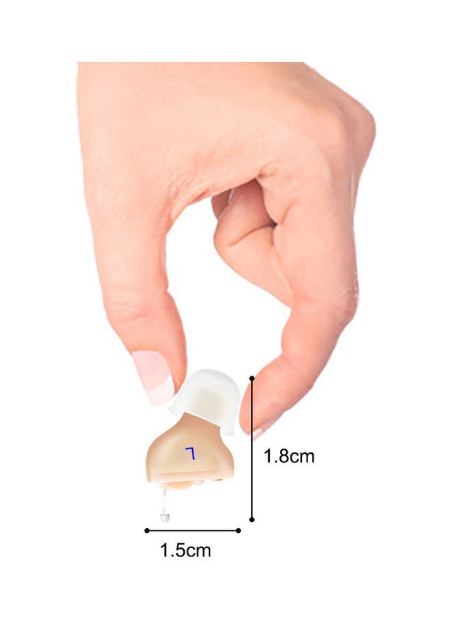 NIBEMINENT Mini Hearing-aid Invisible Sound Amplifier Volume Adjustable Ear Hearing Assistant Helper for Deaf Elderly Care(For Left Ear) - Image 3