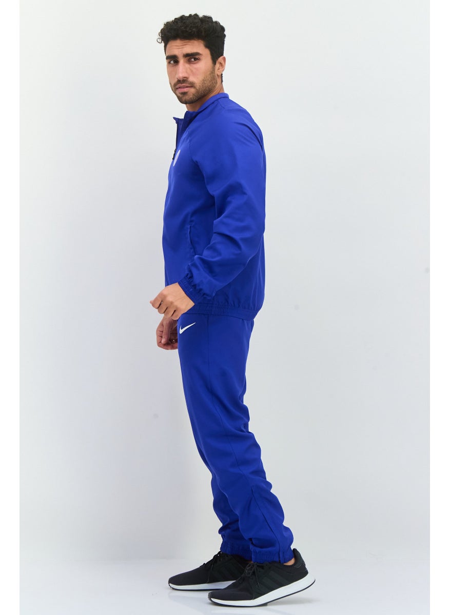 Nike Men 2 Pcs Sportswear Fit Long Sleeve Training Tracksuits, Blue  - Image 3