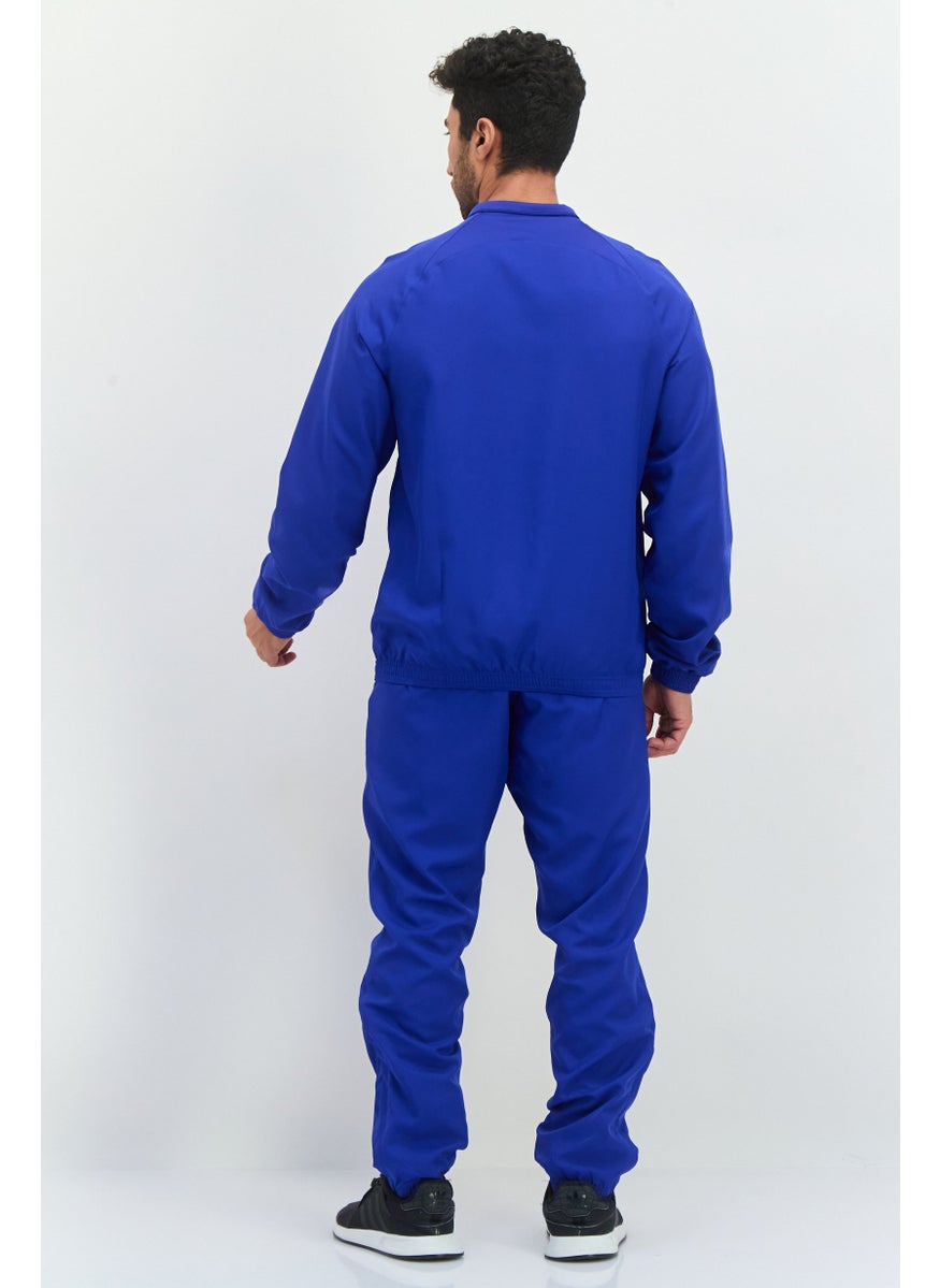 Nike Men 2 Pcs Sportswear Fit Long Sleeve Training Tracksuits, Blue  - Image 4