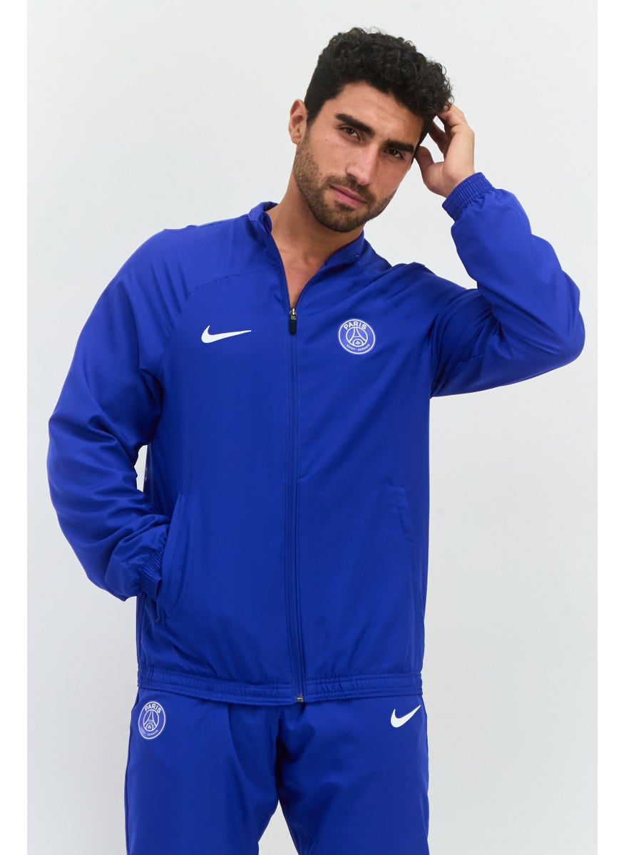 Nike Men 2 Pcs Sportswear Fit Long Sleeve Training Tracksuits, Blue  - Image 2