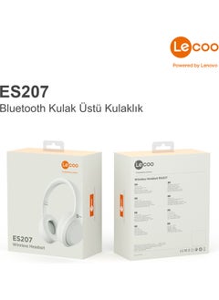 lecoo Lenovo ES207 White Headphone  - Image 5
