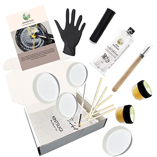 Bio Kintsugi Repair Kit Food Safety Bio Resin Kintsugi Kit Bio Based Dishwasher Safety Repair Your Meaningful Objects with Bio Glue Perfect for Beginners Japanese Art Kintsugi Craft