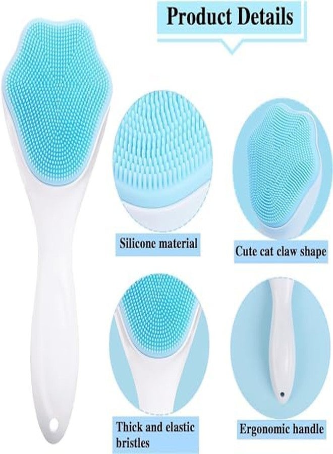 NIRVIK Face Cleansing Brush Soft Silicone Face Wash Brush Face Scrubber Manual Waterproof Cleansing Skin Care Face Brushes for Cleaning - Image 5