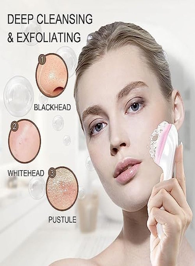 NIRVIK Face Cleansing Brush Soft Silicone Face Wash Brush Face Scrubber Manual Waterproof Cleansing Skin Care Face Brushes for Cleaning - Image 3