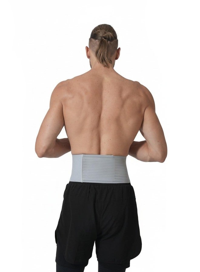 belltop Umbilical Hernia Belt for men & women. Abdominal Binder - compression pad for naval (double thickness). Hernia support belt: ventral, incisional, epigastric, belly button hernias. Prevention aid (S/M (24 to 38 inch umbilical area)) - Image 3