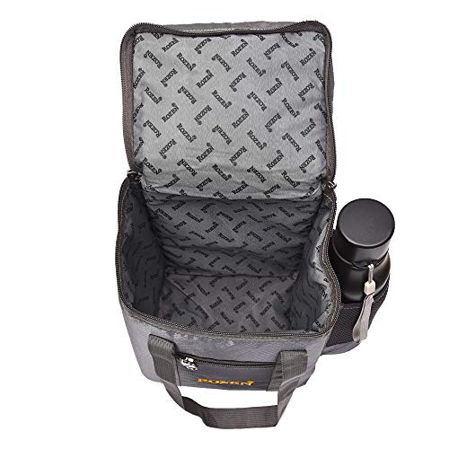 ROZEN Lunch Tiffin Bag roz101-DC Greyfor School Office Picnic (Grey) - Image 3