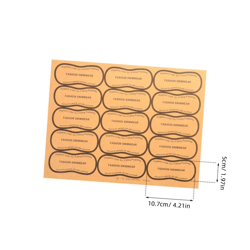100 Pcs Transparent Adhesive Panty Liners Swimwear Protective Stickers - Image 3