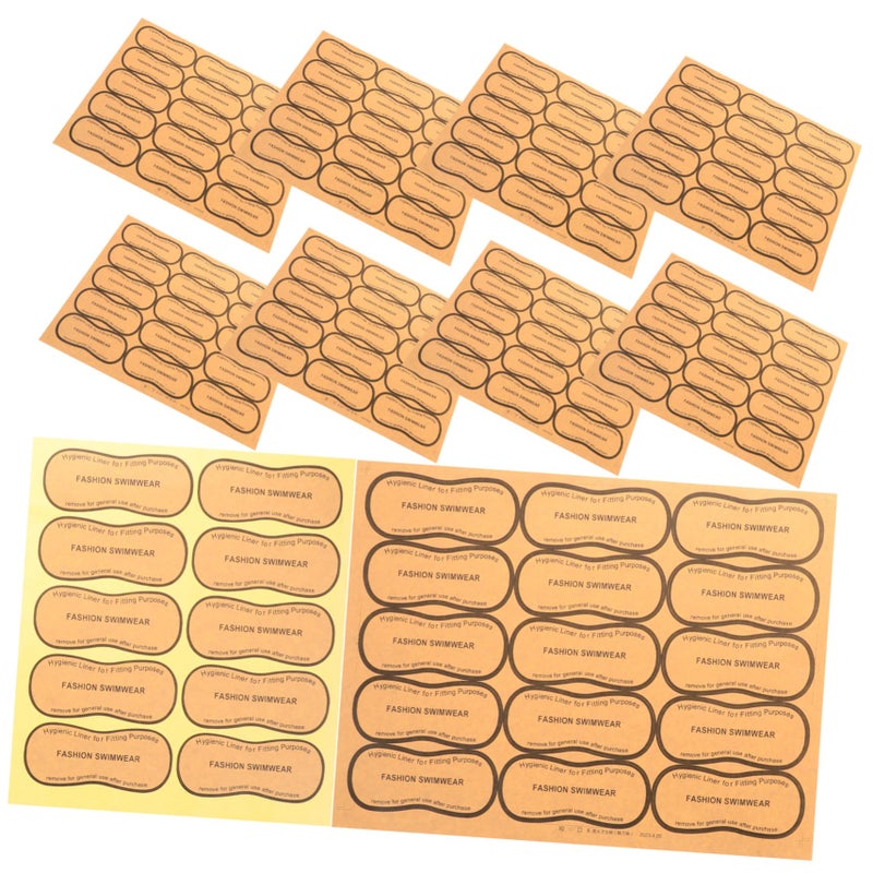 100 Pcs Transparent Adhesive Panty Liners Swimwear Protective Stickers - Image 2