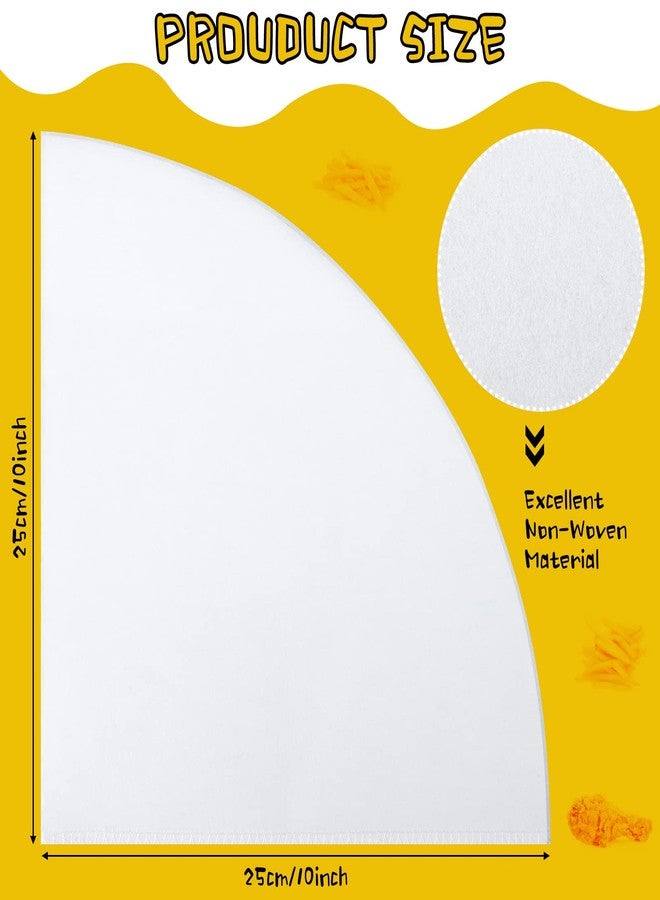 ROORUZ Filter cone non-woven fabric filter cone for maple syrup production and edible oil (60 pieces, 10 inches) - Image 2