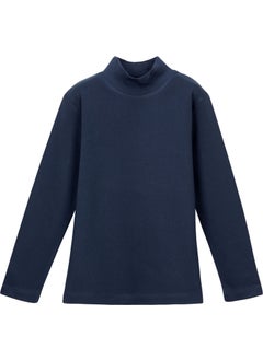 Light Navy Blue Basic Winter Half Turtleneck Long Sleeve Girls T-Shirt - pzsku/ZF2BDE7F549DB10200A92Z/45/_/1731190105/c737e805-fe60-4aa4-8e9a-087ef04777d6