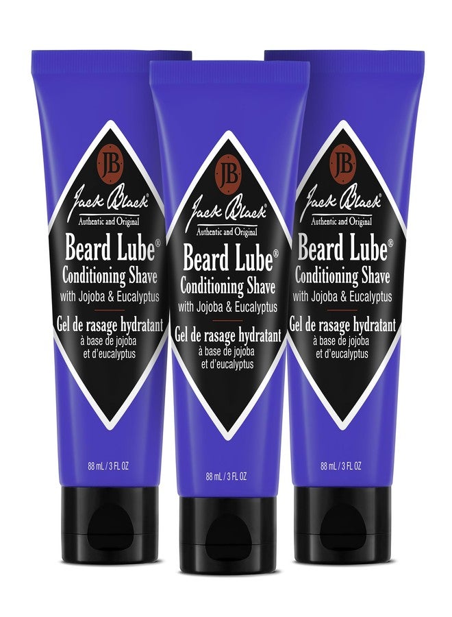 Jack Black Beard Lube Road Warriors, 3 Fl Oz (3-pack) - Mens Gifts, Beard Conditioner for Men, Beard Softener