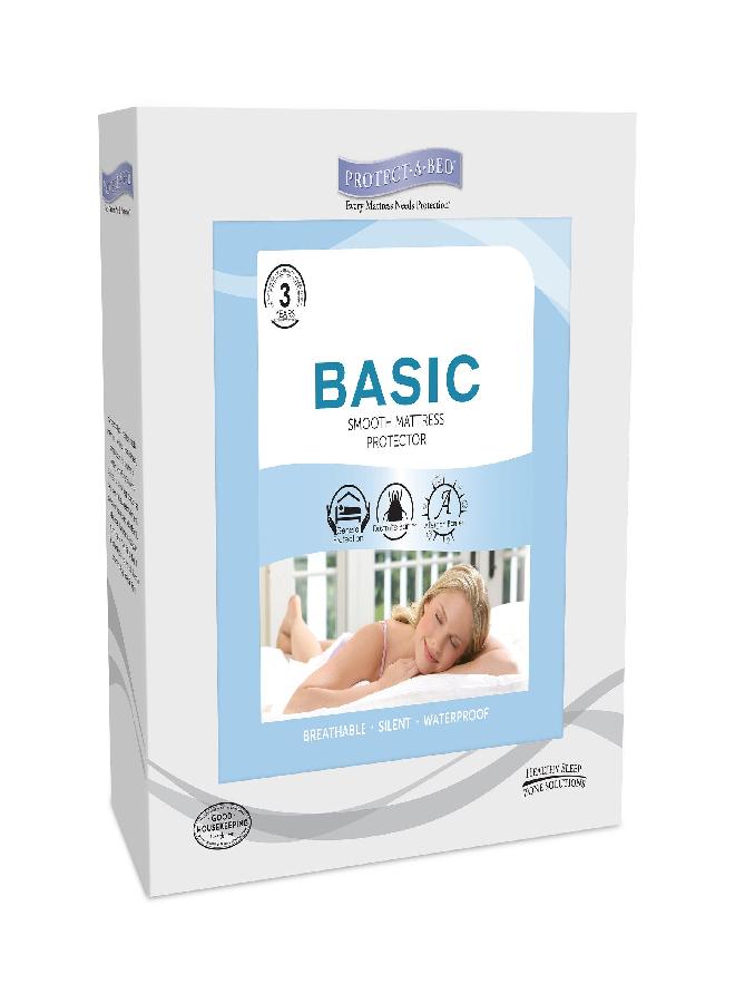 Protect-A-Bed Basic Waterproof Mattress Pad Protector, Machine Washable (Full) - Image 1